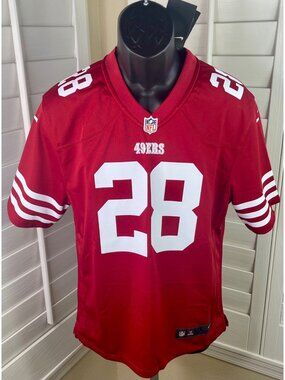 Nike NFL San Francisco 49ers Trey Sermon #28 Football Jersey - Youth Large 14/16